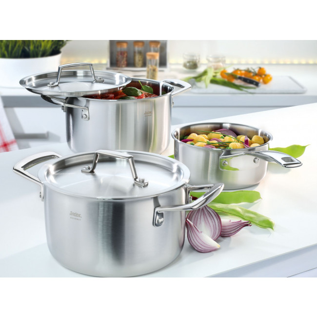 GOURMET Topf-Set 4-teilig, mit Stielkasserolle Spring