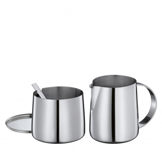 Cilio Milch und Zucker Set Edelstahl Barrista