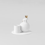 Kerzenhalter Hase Trevoly - Räder