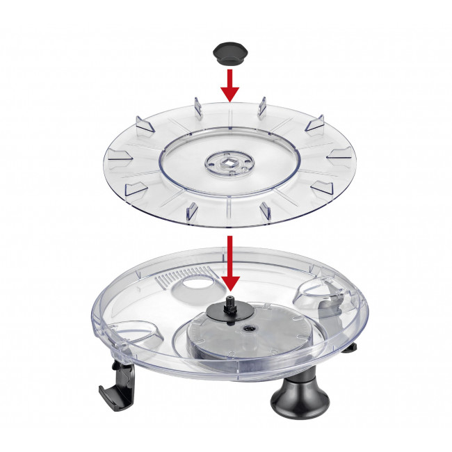 Salatschleuder FRESH mit Glasschüssel von Küchenprofi