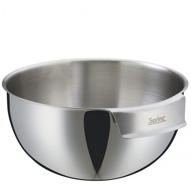 Tools Edelstahl Schüssel mit Griff 25cm Spring