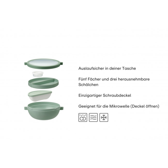 Bento lunchbowl vita nordic sage - Mepal